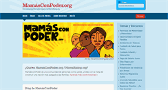 Desktop Screenshot of mamasconpoder.org