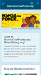 Mobile Screenshot of mamasconpoder.org